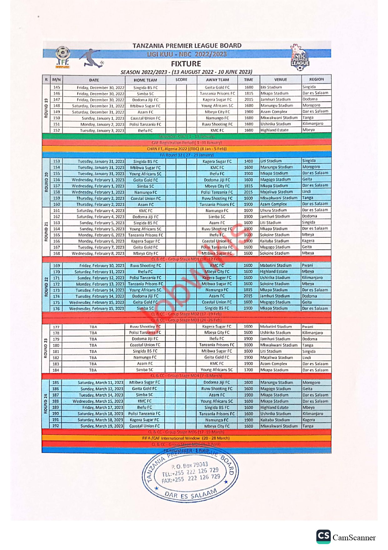 Ratiba Ya Mechi Za Simba Nbc Leo Simba Fixture