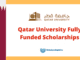 Qatar University Fully Funded Scholarships 2021
