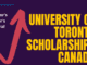 University of Toronto Funded Scholarships 2021