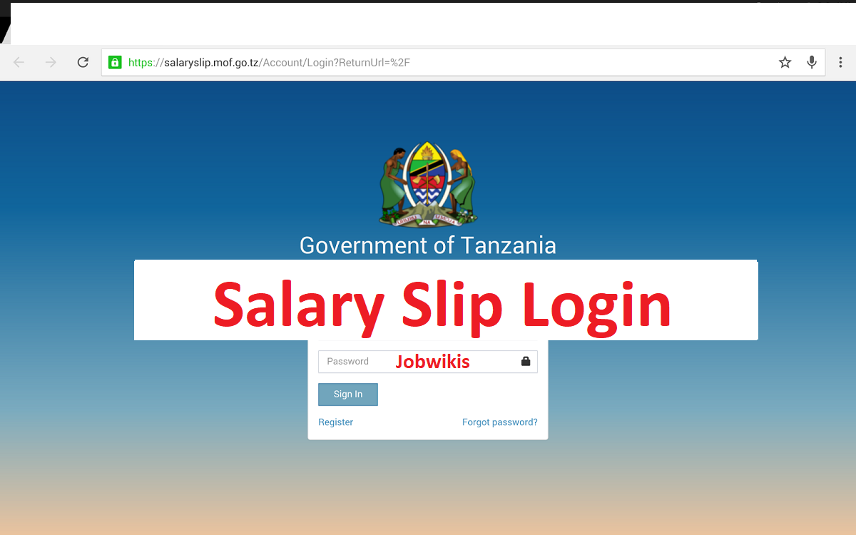 How can I get salary slip online in Tanzania?, How do I change my pay slip password?, How can I get salary slip?, How can I see my salary slip online?