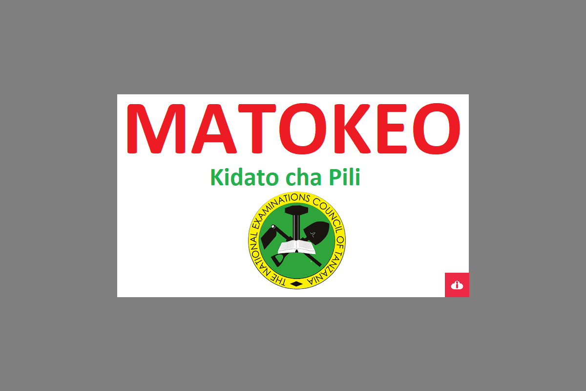 Matokeo Ya Kidato Cha Pili