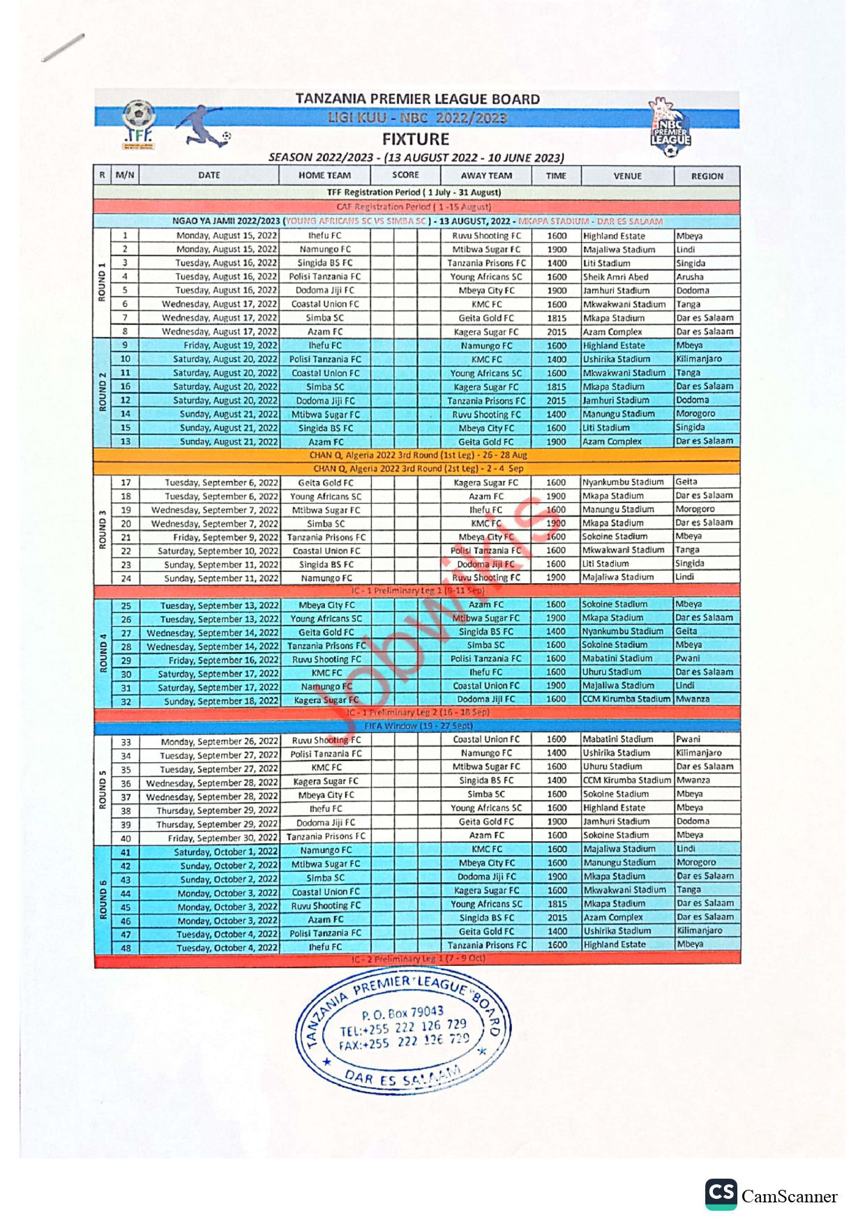 Ratiba Ya Mechi Za Simba Nbc Leo Simba Fixture