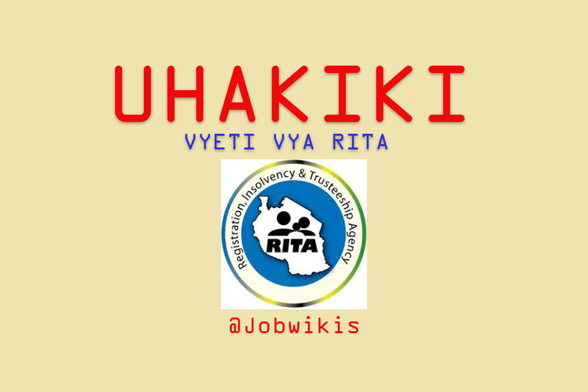 Uhakiki wa Vyeti RITA 2022/2023