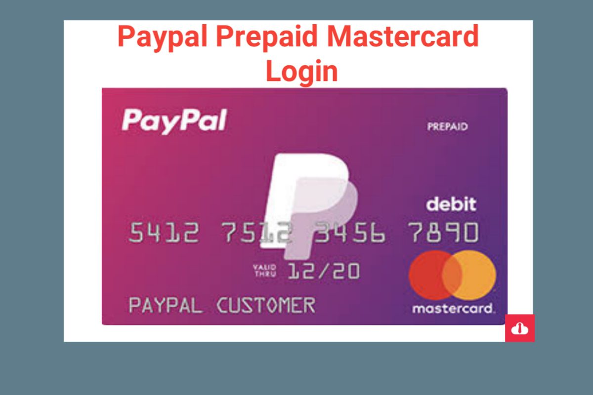 Paypal Prepaid Mastercard Login | paypal-prepaid com