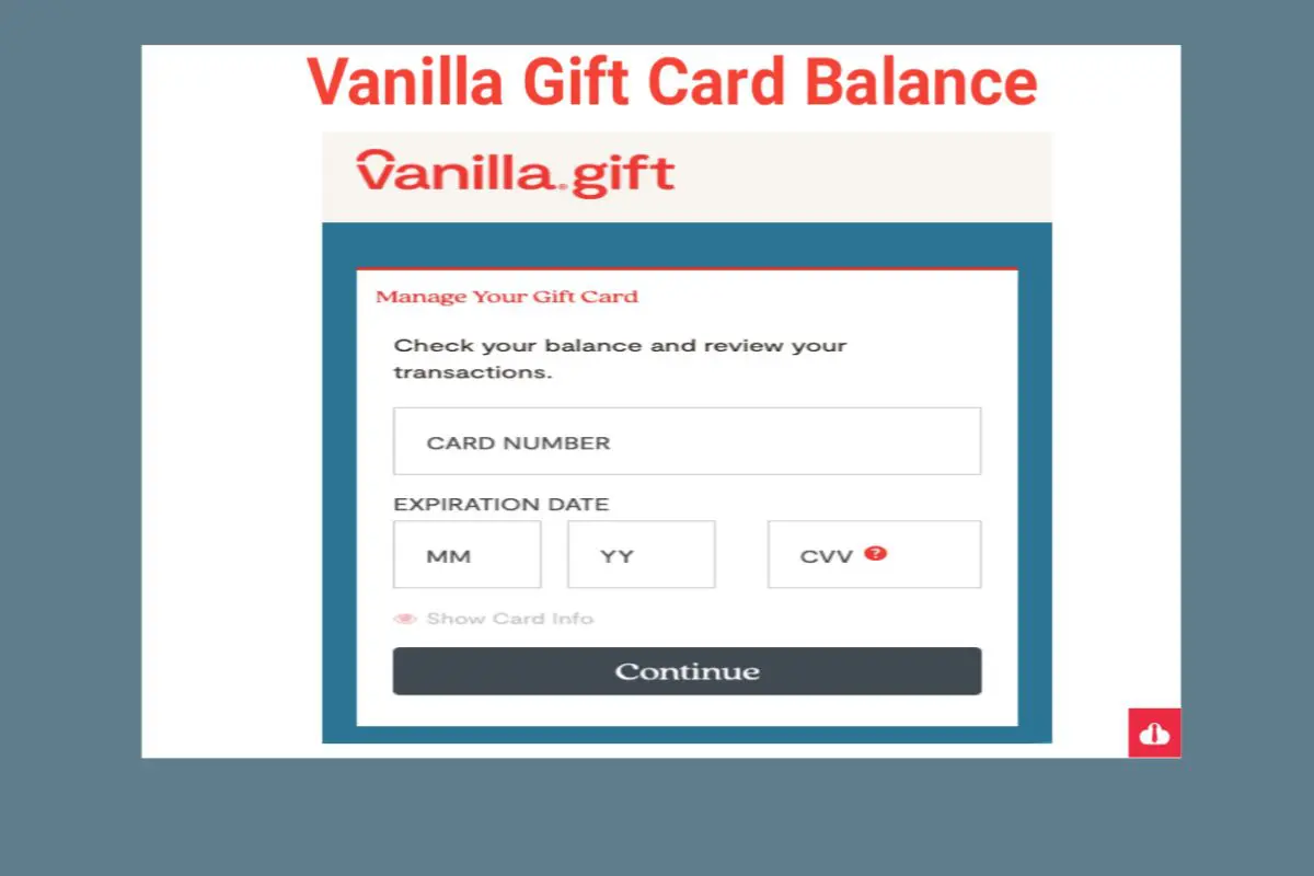 Vanilla Gift Card Balance Online | balance vanillagift com