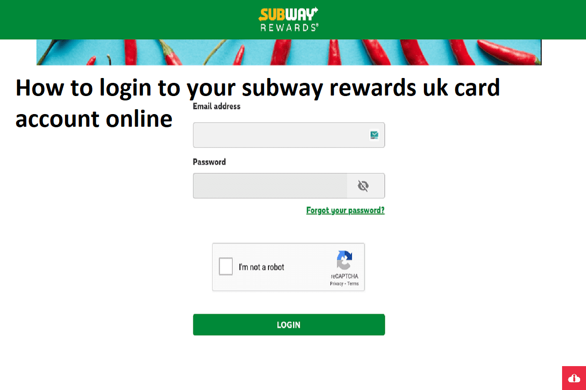 How to login to your subway rewards uk card account online login to your subway rewards uk card account online 2023