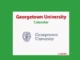 Georgetown University Academic Calendar 20242025
