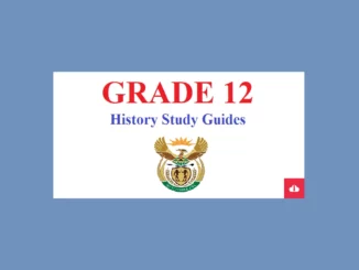 History Grade 12 Study Guides PDF Free Download