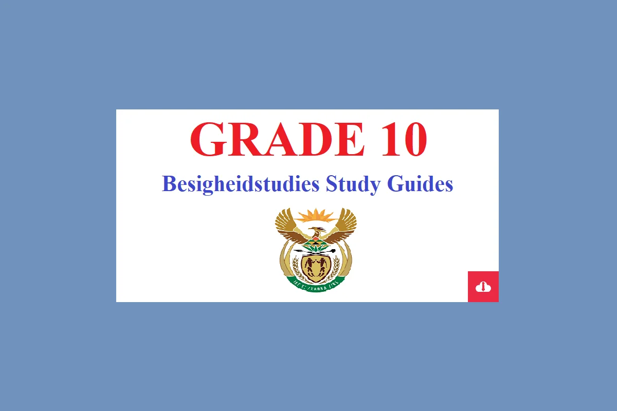 Besigheidstudies Grade 10 Study Guides PDF Free Download