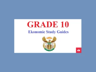 Ekonomie Grade 10 Study Guides PDF Free Download