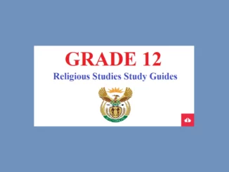 Religious Studies Grade 12 Study Guides PDF Free Download