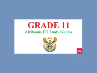 Afrikaans HT Grade 11 Study Guides PDF Free Download