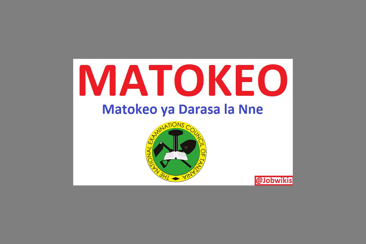 Matokeo ya darasa la nne 2023/2024 Tanzania bara