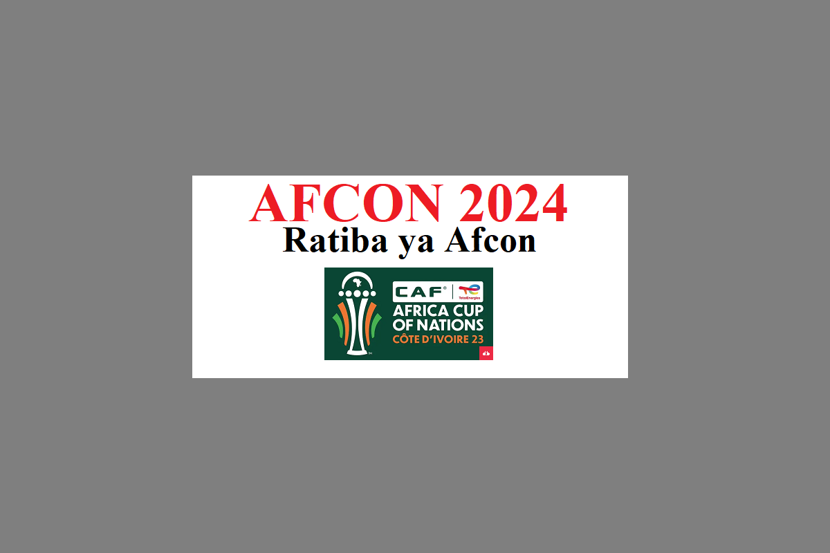 Ratiba ya Afcon 2024
